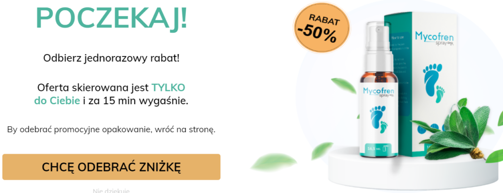 Mycofren Spray - cena i gdzie kupić? Amazon, Apteka, Allegro, Ceneo