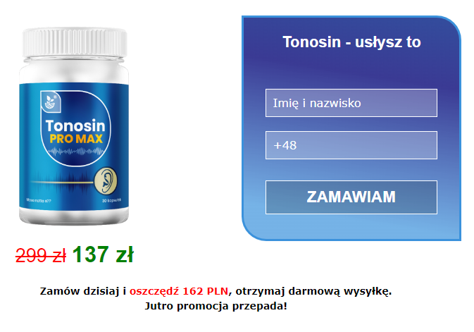 Tonosin Pro Max - cena i gdzie kupić?