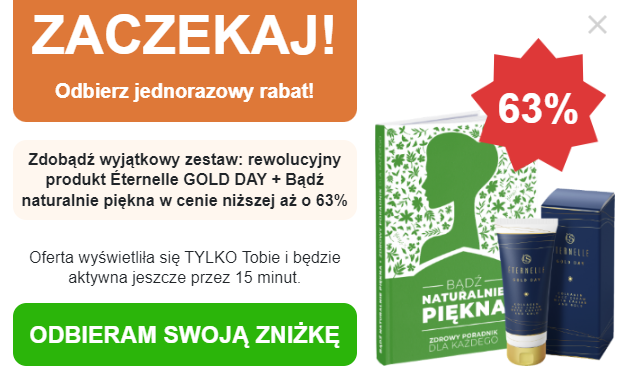 Cena i gdzie kupić Eternelle Gold Day?