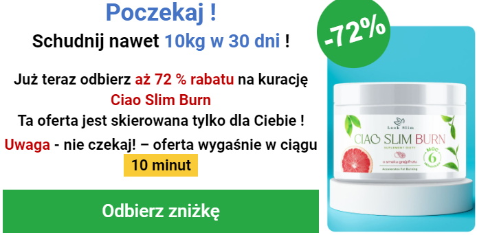 Ciao Slim Burn - cena i gdzie kupić? Allegro, Ceneo, Apteka